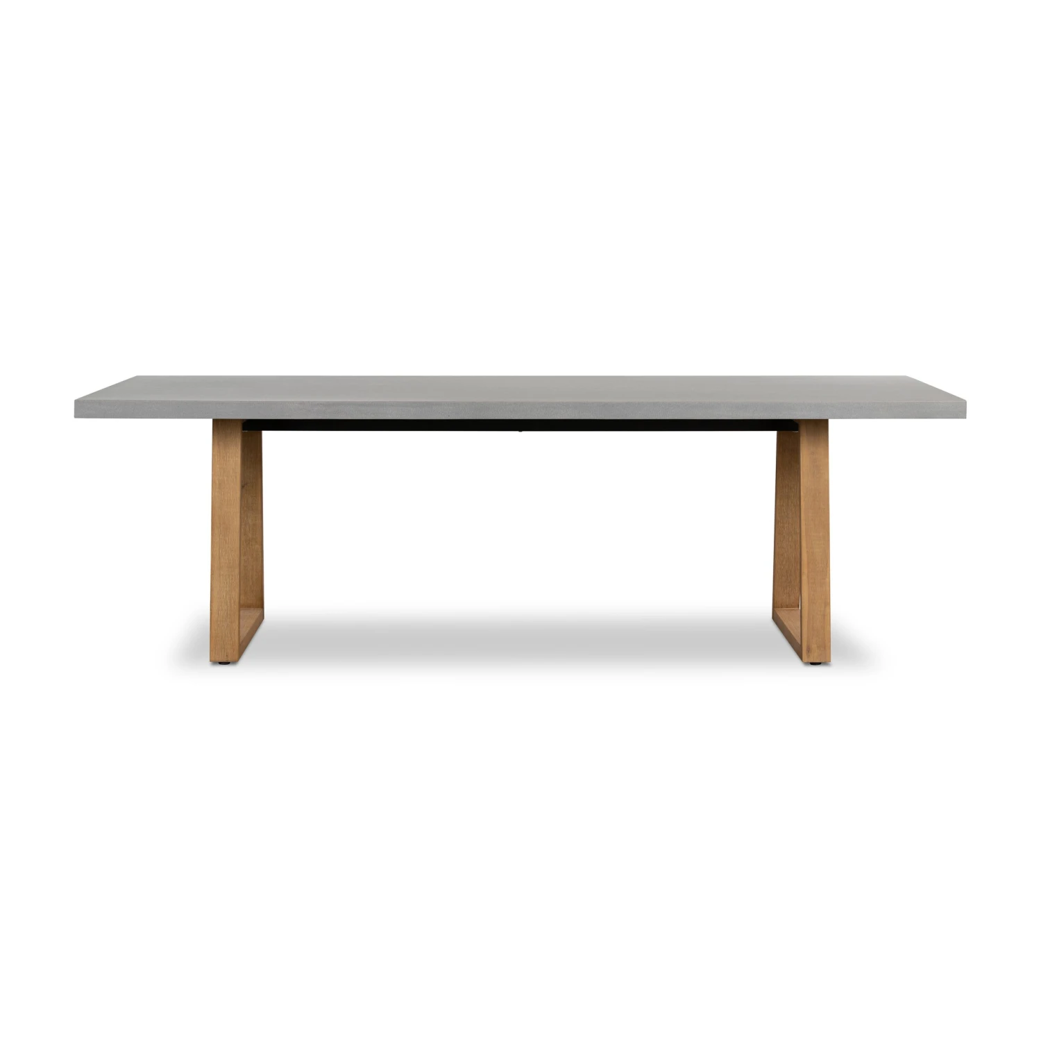 2.4m Sierra Elkstone Rectangular Dining Table – Pebble Grey With Light Honey Legs 5 2.4m Sierra Elkstone Rectangular Dining Table – Pebble Grey With Light Honey Legs - Image 3
