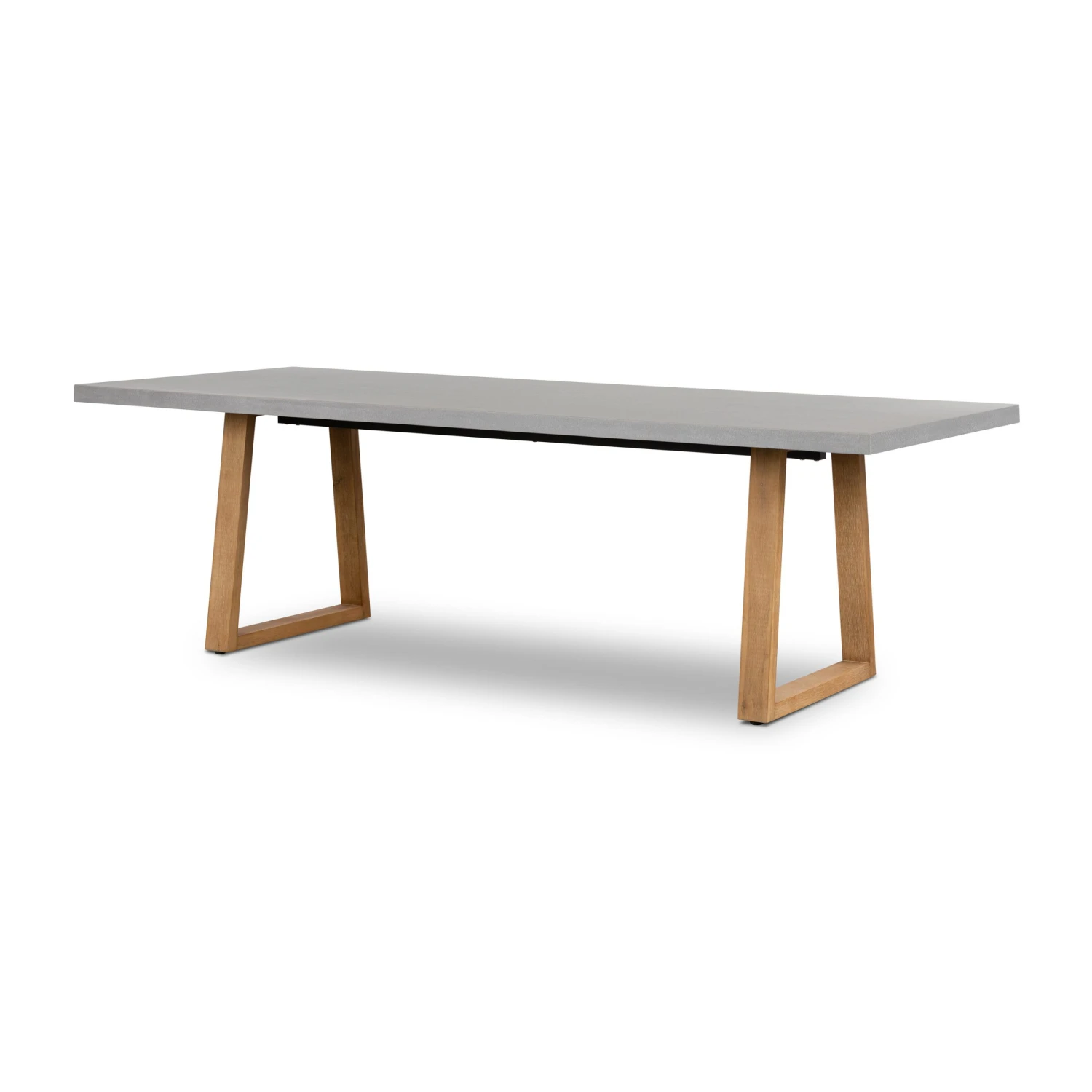 2.4m Sierra Elkstone Rectangular Dining Table – Pebble Grey With Light Honey Legs 3 2.4m Sierra Elkstone Rectangular Dining Table – Pebble Grey With Light Honey Legs