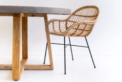 1.2m Alta Elkstone Round ElkStone Dining Table – Speckled Grey & Light Honey Legs -Abide Interiors 1.2m ElkStone Speckled Grey Light Honey 15 scaled 2