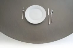 1.6m Alta Elkstone Round Dining Table – Pebble Grey With Light Honey Legs -Abide Interiors 1.6m Grey LH Round ElkStone 19 scaled 1