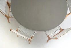 1.6m Alta Elkstone Round Dining Table – Pebble Grey With Light Honey Legs -Abide Interiors 1.6m Grey LH Round ElkStone 30 scaled 1