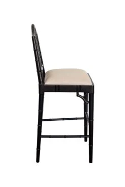Chippendale Counter Stool – Black -Abide Interiors 4
