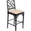 Chippendale Counter Stool – Black