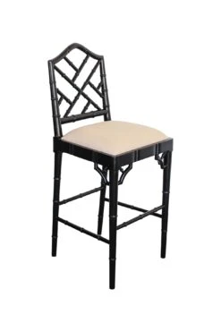Chippendale Counter Stool – Black