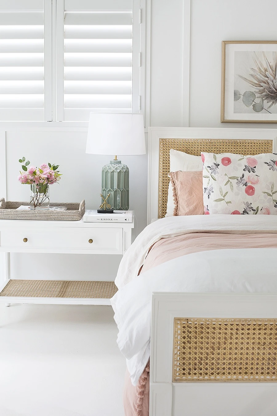 Hamilton Cane Bed – Queen Size – White 7 Hamilton Cane Bed – Queen Size – White - Image 5