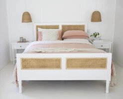 Hamilton Cane Bed – King Single – White -Abide Interiors Abide Interiors 8 1