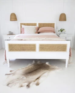 Hamilton Cane Bed – King Single – White -Abide Interiors Abide Interiors 9