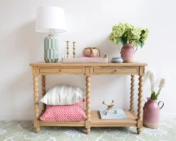 Stradbroke Bobbin Console Table – 2 Drawer – Herringbone Top 23 Stradbroke Bobbin Console Table – 2 Drawer – Herringbone Top -Abide Interiors AbideInteriors125