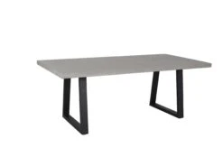1.8m Sierra Elkstone Rectangular Dining Table – Speckled Grey With Black Powder Coated Legs -Abide Interiors Alta 1.8m Speckled Grey 2 scaled 1