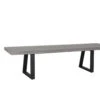 1.65m Sierra Elkstone Rectangular Bench – Speckled Grey With Black Powder Coated Legs -Abide Interiors Alta Speckled Grey Bench 1 scaled 1