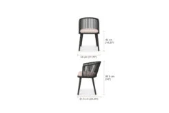 Audrey Dining Chair – Natural -Abide Interiors Audrey Dining Chair Black 5