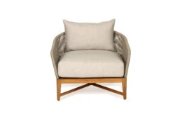 Bronte Outdoor Sofa – 1 Seater – Light Grey -Abide Interiors Bronte One Seater Sofa 2