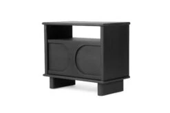 Bruno Bedside Table – Black -Abide Interiors Bruno Bedside Table Black 3