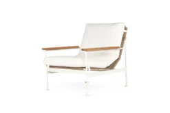 Bryce Outdoor 1 Seater Sofa – Pearl White -Abide Interiors Bryce 1S White 3 3