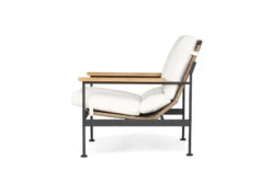 Bryce Outdoor 1 Seater Sofa – Asteroid Black -Abide Interiors Bryce 1Seat BlackFrame White 4