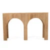 Isolde Console Table – Double Arch 1 Isolde Console Table – Double Arch -Abide Interiors CT ISO NAT 125