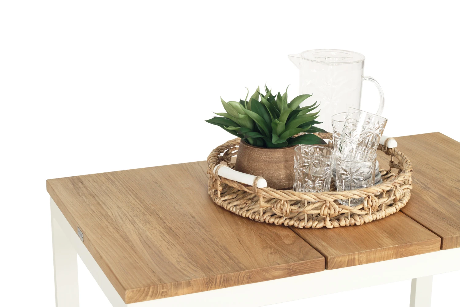 Carmel Outdoor Bar Cart – Pearl White Powder Coated Frame 12 Carmel Outdoor Bar Cart – Pearl White Powder Coated Frame - Image 10