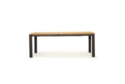 Carmel Outdoor Extension Table 2.3m – Asteroid Black (Charcoal) Powder Coated Legs