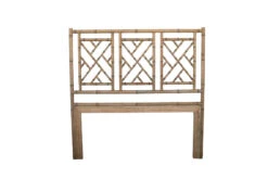 Chippendale Bedhead – Super King Size – Weathered Oak