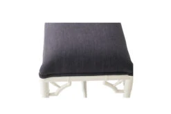White Chippendale Bench Seat | Bed End – 120cm – Navy Cushion 16 White Chippendale Bench Seat | Bed End – 120cm – Navy Cushion -Abide Interiors Chippendale Bench White 6 1