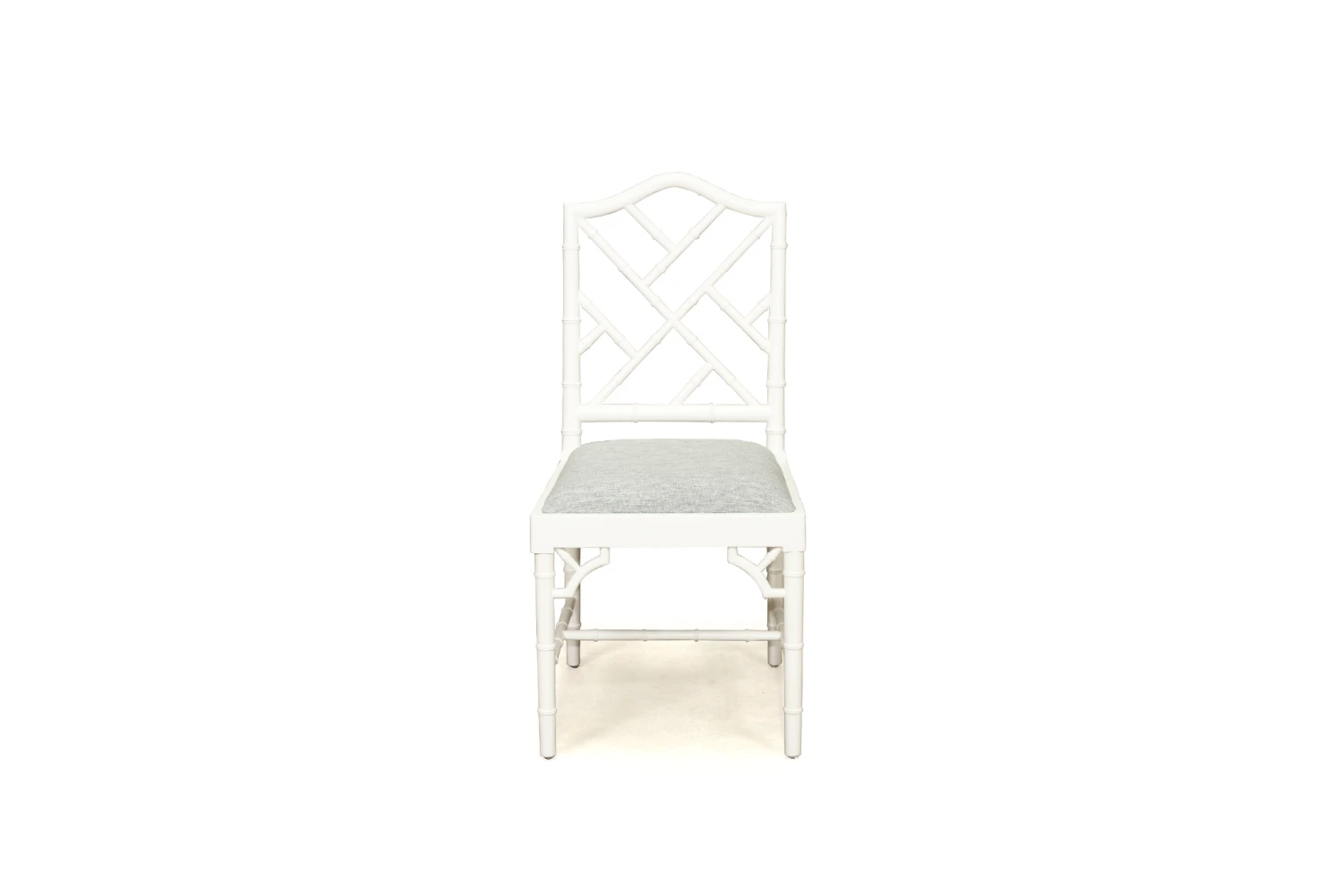 Chippendale Dining Chair – White With Duck Egg Fabric 8 Chippendale Dining Chair – White With Duck Egg Fabric - Image 6