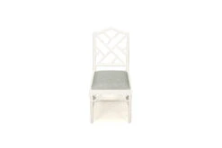 Chippendale Dining Chair – White With Duck Egg Fabric 17 Chippendale Dining Chair – White With Duck Egg Fabric -Abide Interiors Chippendale Side Chair White DuckEgg Fabric 3