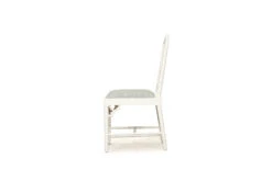 Chippendale Dining Chair – White With Duck Egg Fabric 13 Chippendale Dining Chair – White With Duck Egg Fabric -Abide Interiors Chippendale Side Chair White DuckEgg Fabric 5