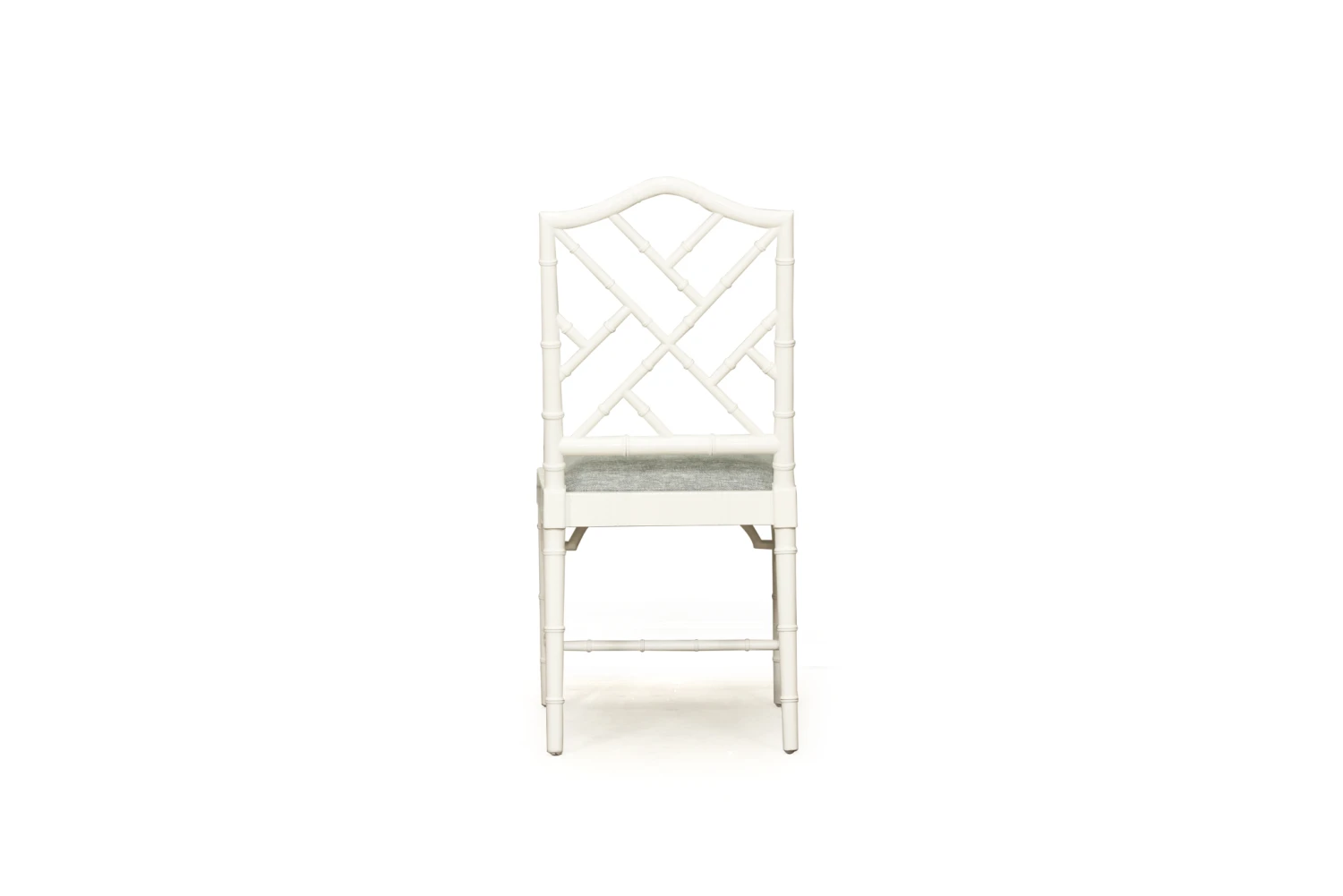 Chippendale Dining Chair – White With Duck Egg Fabric 7 Chippendale Dining Chair – White With Duck Egg Fabric - Image 5