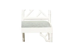 Chippendale Dining Chair – White With Duck Egg Fabric 19 Chippendale Dining Chair – White With Duck Egg Fabric -Abide Interiors Chippendale Side Chair White DuckEgg Fabric 9