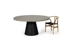 1.6m Avalon Elkstone Round Dining Table – Speckled Grey With Black Powder Coated Cone Base 15 1.6m Avalon Elkstone Round Dining Table – Speckled Grey With Black Powder Coated Cone Base -Abide Interiors Cone.5 79bfdd05 290b 4e2c 8755 5e955ecb2267 3000x