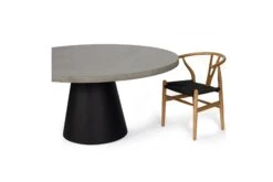 1.6m Avalon Elkstone Round Dining Table – Speckled Grey With Black Powder Coated Cone Base 16 1.6m Avalon Elkstone Round Dining Table – Speckled Grey With Black Powder Coated Cone Base -Abide Interiors Cone.6 349353b5 3c77 409b 8eb4 d2e4add6575d 3000x