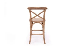 Provincial Cross Back Counter Stool – Natural Oak – Timber Seat -Abide Interiors Cross Back Counter Stool Natural Oak Timber Seat 4