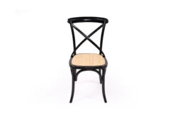 Black Cross Back Chair – Rattan Seat 17 Black Cross Back Chair – Rattan Seat -Abide Interiors Crossback Chair Black RattanSeat 2