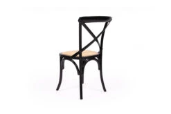 Black Cross Back Chair – Rattan Seat 13 Black Cross Back Chair – Rattan Seat -Abide Interiors Crossback Chair Black RattanSeat 5