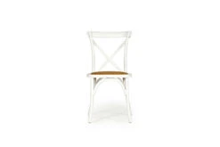 Cross Back Chair – White