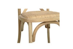 Stackable Provincial Cross Back Chair – Natural Oak -Abide Interiors Crossback Stackable 9