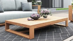 Double Island Outdoor Coffee Table – Oversize – Low -Abide Interiors DO78121