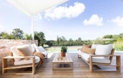 Double Island Outdoor Sofa – 2 Seater (Canvas Natural, Cast Slate Or Cast Silver Upholstery) -Abide Interiors DOD9761 1