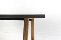 2.4m Sierra Elkstone Rectangular Dining Table – Ebony Black With Light Honey Legs -Abide Interiors DSC0076 scaled 1