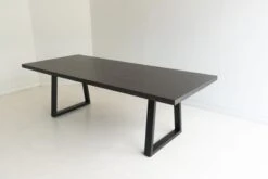 2.0m Sierra Elkstone Rectangular Dining Table – Ebony Black With Black Powder Coated Legs -Abide Interiors DSC0101 scaled 1