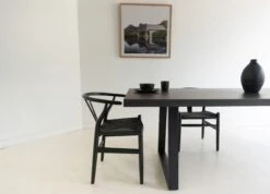 2.0m Sierra Elkstone Rectangular Dining Table – Ebony Black With Black Powder Coated Legs -Abide Interiors DSC0110 scaled 1