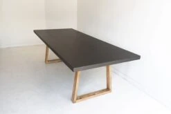 2.4m Sierra Elkstone Rectangular Dining Table – Ebony Black With Light Honey Legs -Abide Interiors DSC0224 1 scaled 1