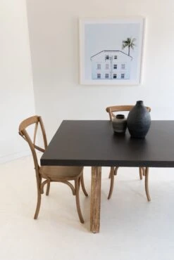 2.4m Sierra Elkstone Rectangular Dining Table – Ebony Black With Light Honey Legs -Abide Interiors DSC0260 1 scaled 1