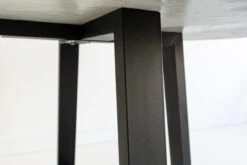 1.2m Alta Elkstone Round Dining Table – Pebble Grey With Black Powder Coated Legs -Abide Interiors DSC05803 scaled 1