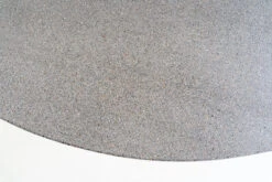 1.0m Alta Elkstone Round Dining Table – Speckled Grey With Light Honey Legs -Abide Interiors DSC05922 scaled 1