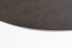 1.0m Alta Round Elkstone Dining Table – Ebony Black With Light Honey Legs -Abide Interiors DSC06007 scaled 1