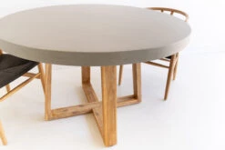 1.2m Alta Elkstone Round Dining Table – Pebble Grey With Light Honey Legs -Abide Interiors DSC06195 scaled 1