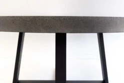 1.6m Alta ElkStone Round Dining Table – Speckled Grey With Black Powder Coated Iron Legs -Abide Interiors DSC06242 scaled 1