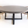 1.6m Alta ElkStone Round Dining Table – Speckled Grey With Black Powder Coated Iron Legs -Abide Interiors DSC06255 scaled 1