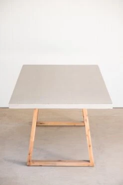 2.4m Sierra Elkstone Rectangular Dining Table – Speckled Grey With Light Honey Legs -Abide Interiors DSC 3280